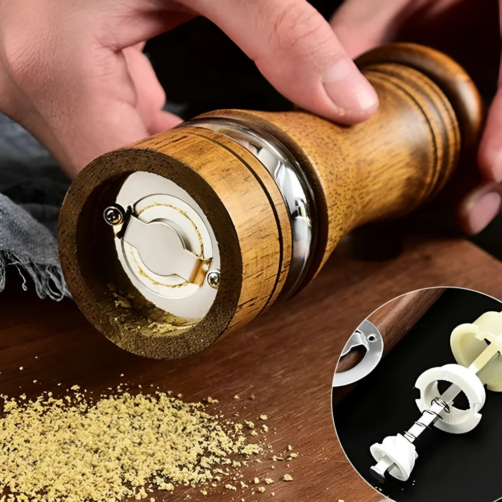 Birch Tall Oak Salt and Pepper Grinder