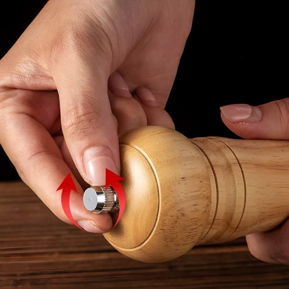 Birch Tall Oak Salt and Pepper Grinder