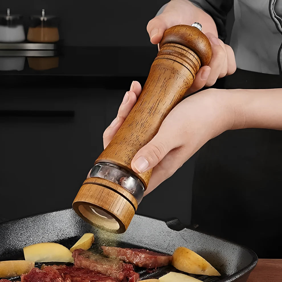 Birch Tall Oak Salt and Pepper Grinder