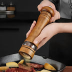 Birch Tall Oak Salt and Pepper Grinder