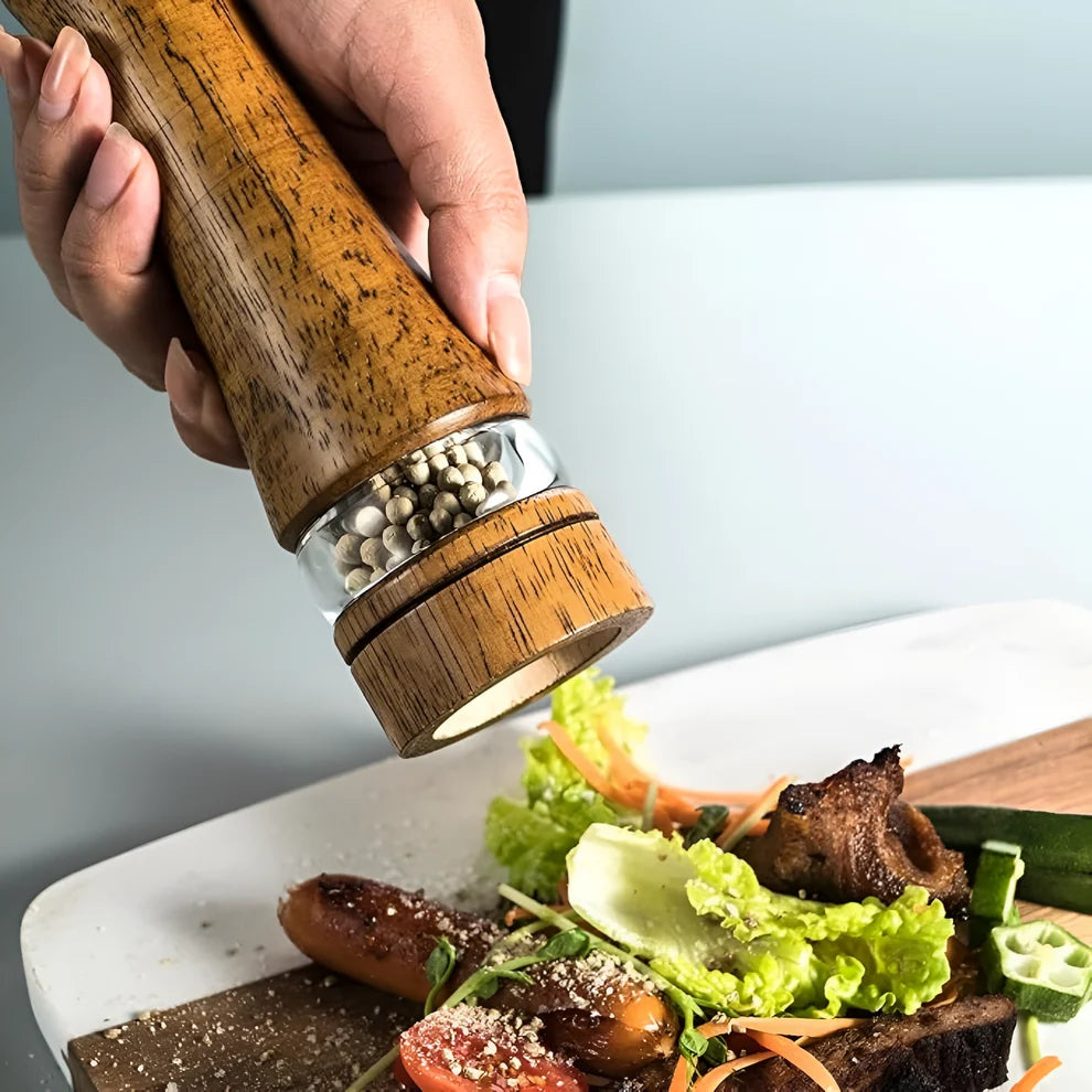 Birch Tall Oak Salt and Pepper Grinder