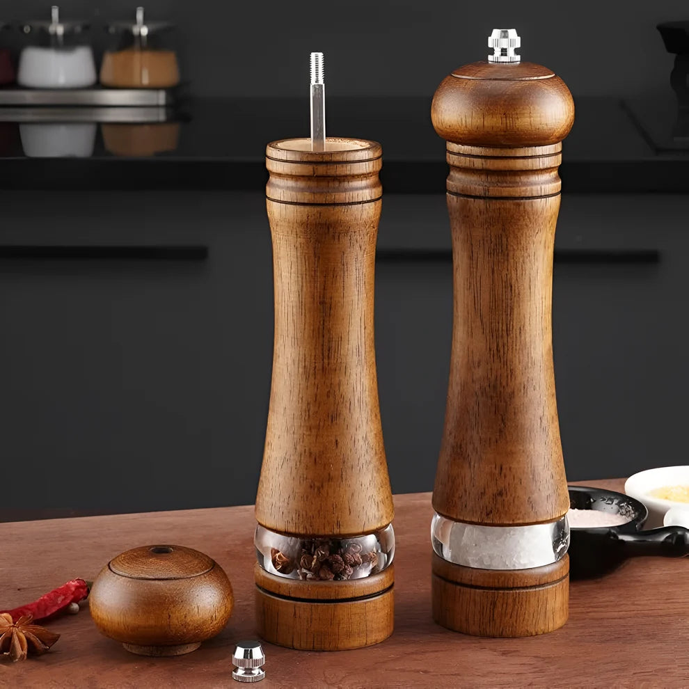 Birch Tall Oak Salt and Pepper Grinder