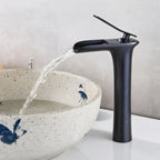 Bourne Waterfall Basin Mixer with Flared Spout