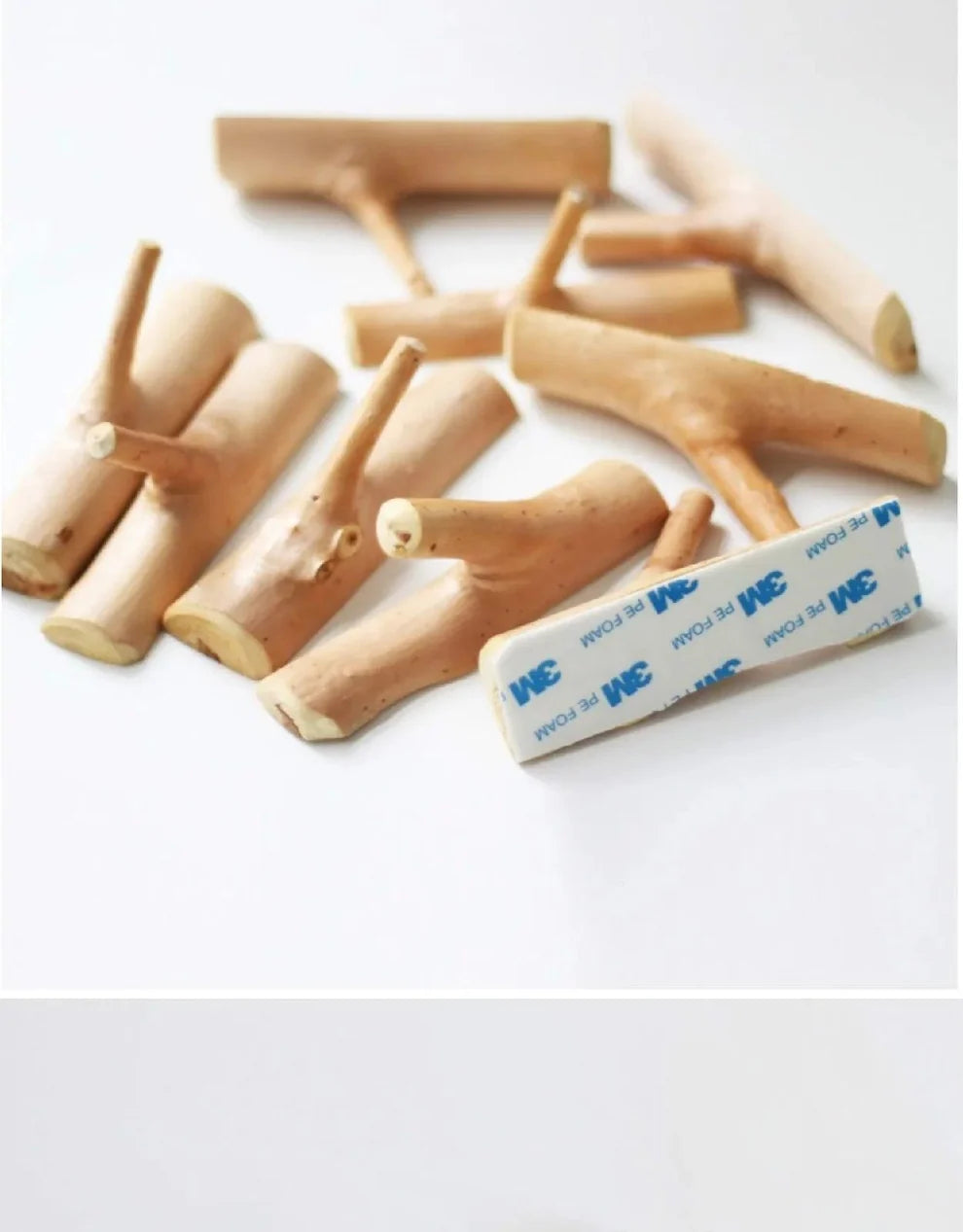 Dovey Forked Timber Branch Wall Hooks