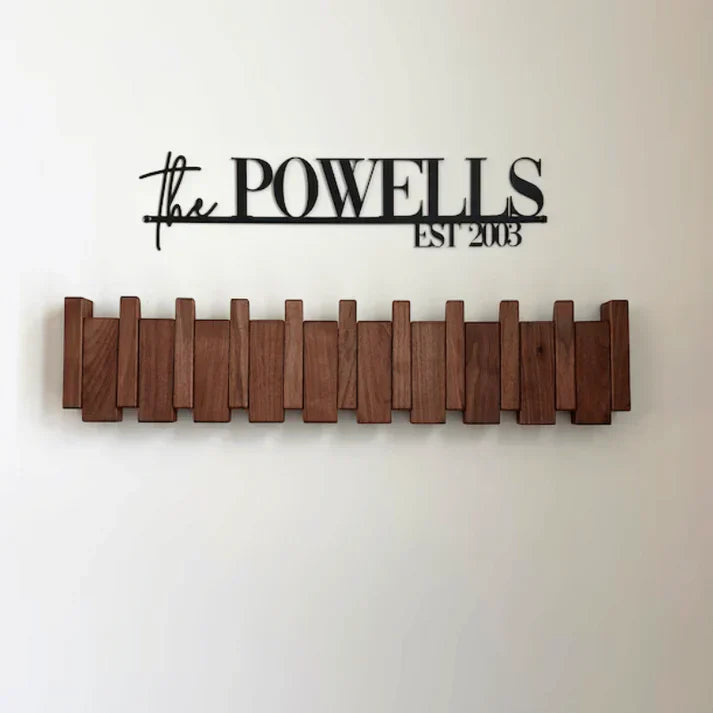 Fernwood Wood Wall Coat Rack