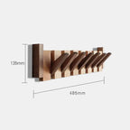 Fernwood Wood Wall Coat Rack