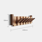Fernwood Wood Wall Coat Rack