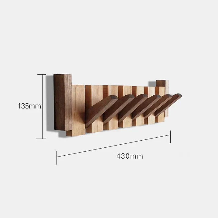Fernwood Wood Wall Coat Rack