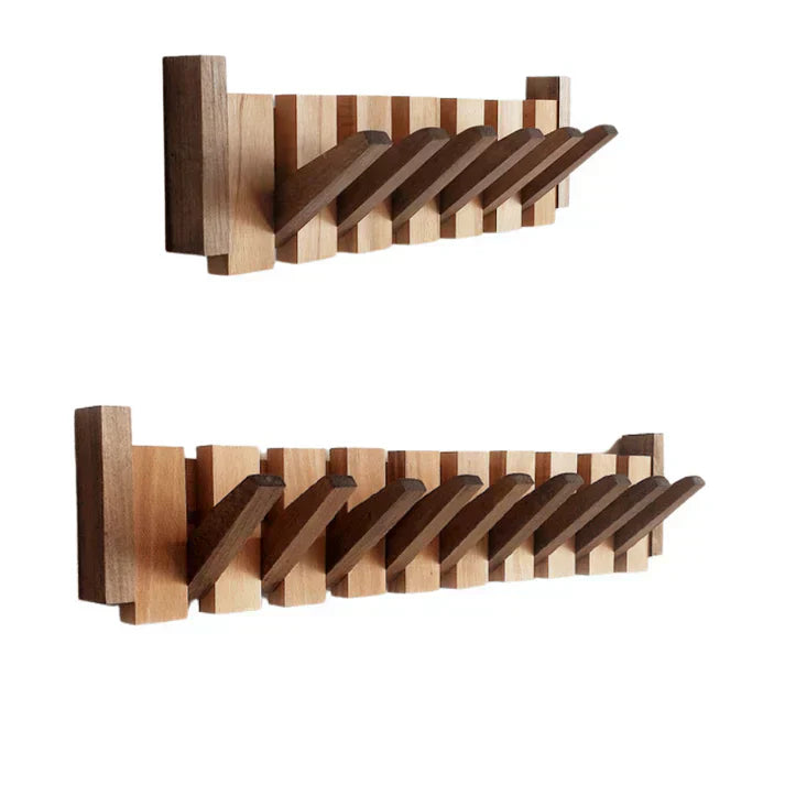 Fernwood Wood Wall Coat Rack