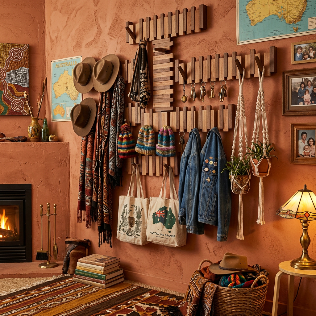 Fernwood Wood Wall Coat Rack