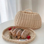 Gorse Woven Rattan Bread Cloche