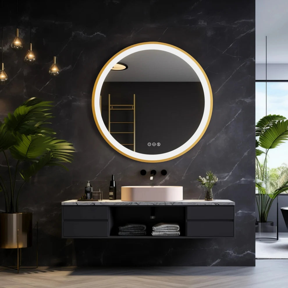 Iona Backlit Round LED Mirror