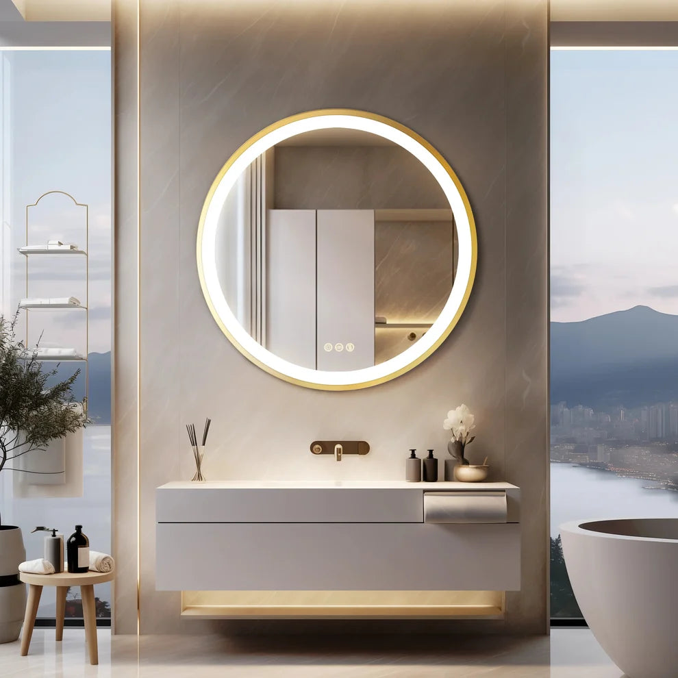 Iona Backlit Round LED Mirror