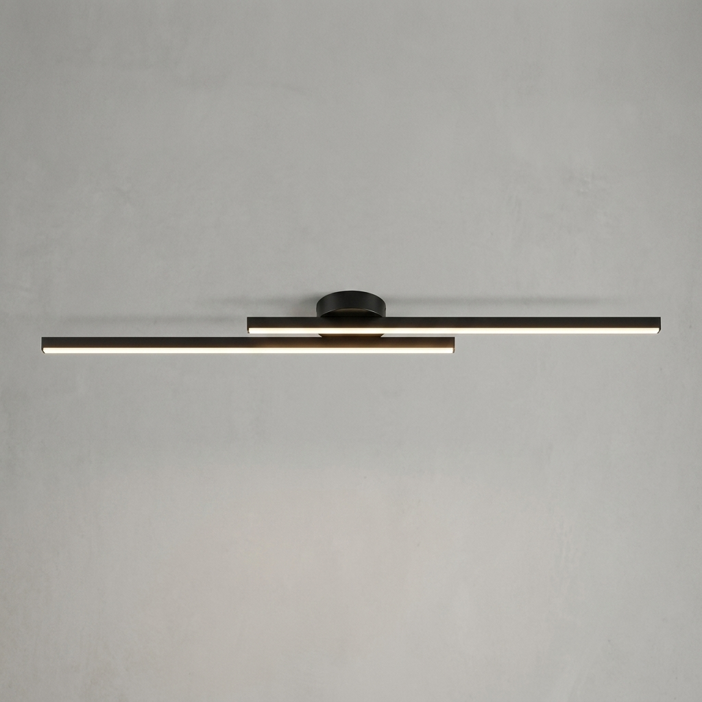 Meridian slim LED ceiling light, hero shot clean background