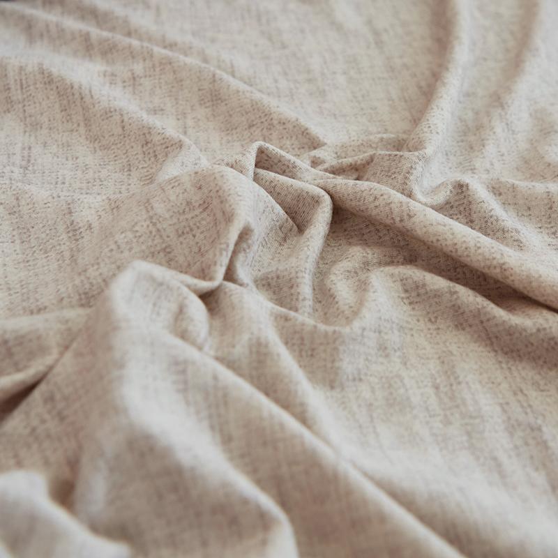 Nook Cream Stretch Sofa Cover with Cross-Hatch Weave