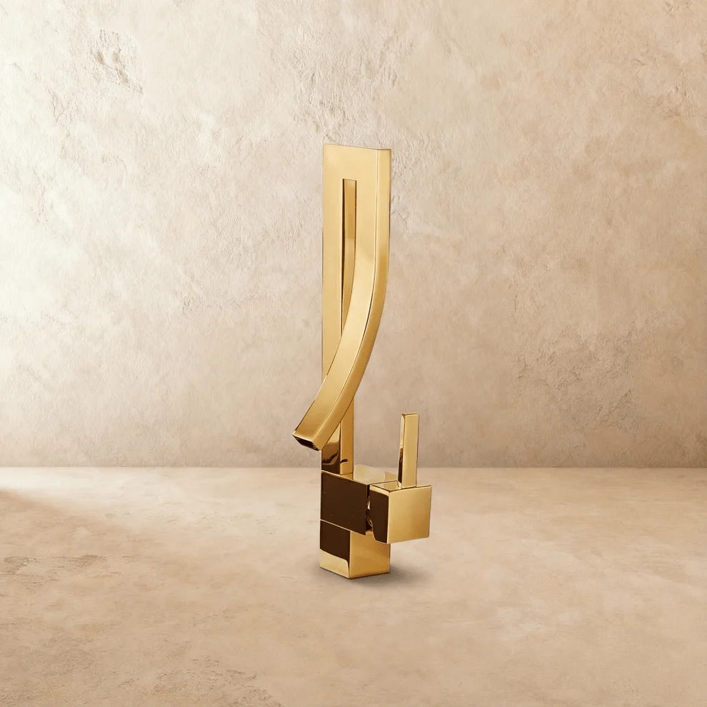 Orme Folded Ribbon Basin Mixer
