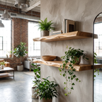 Ridgeline Live-Edge Wood Shelf