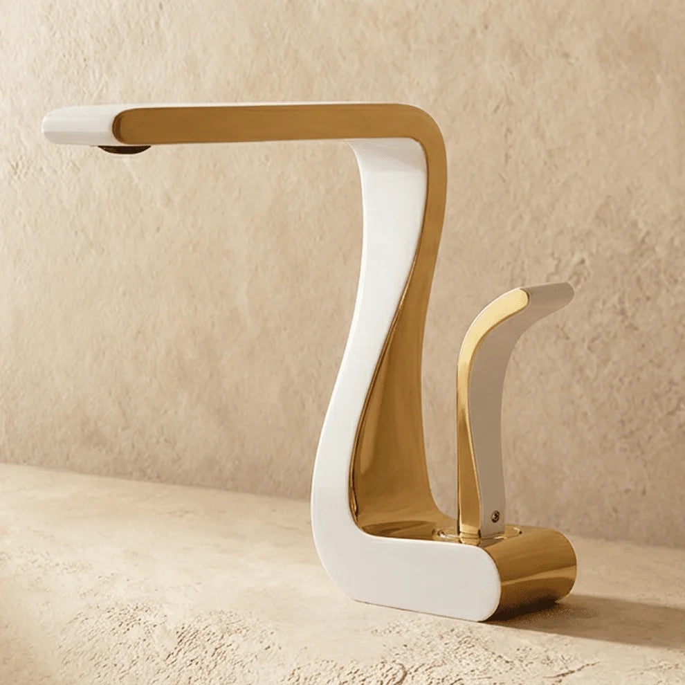 Sennen S-Curve Ribbon Basin Mixer