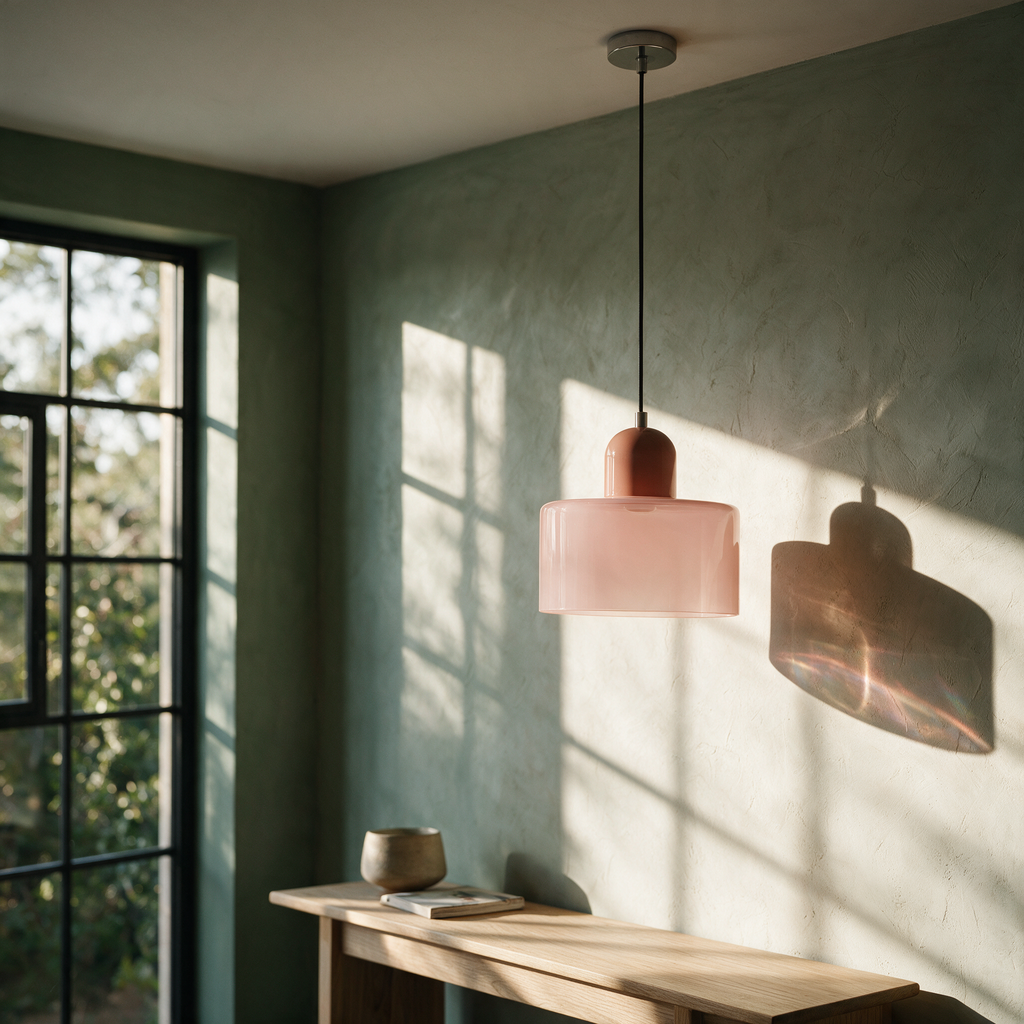 A single Fable pendant beside a window