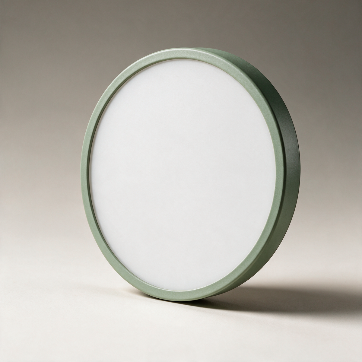 Slate Round LED Ceiling Disc — Eight Colours — Green