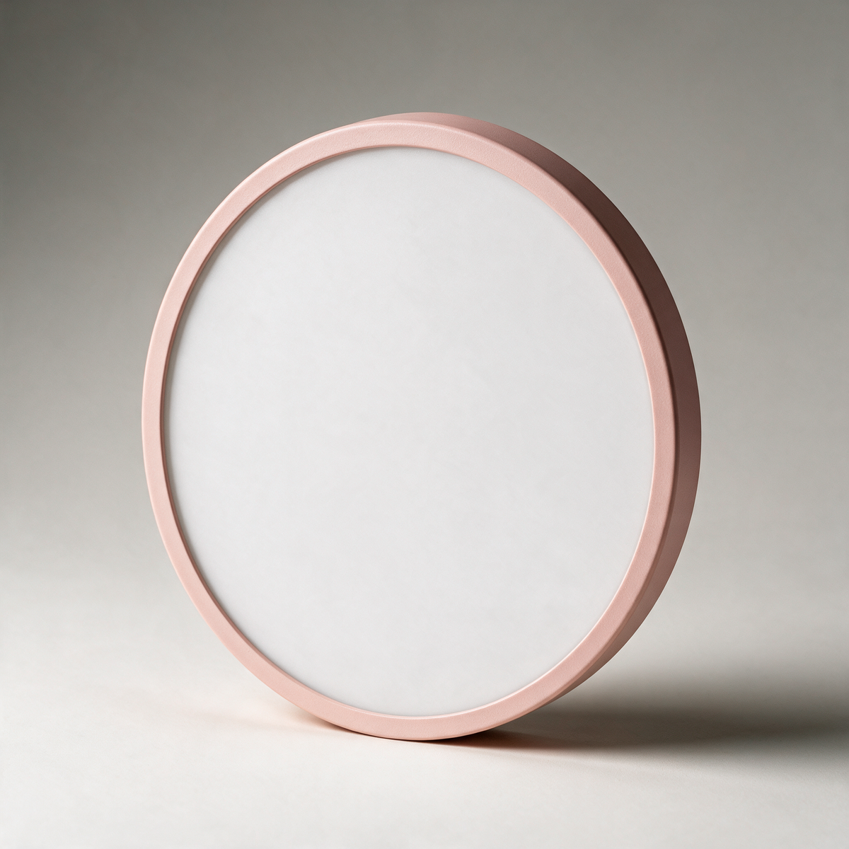 Slate Round LED Ceiling Disc — Eight Colours — Pink