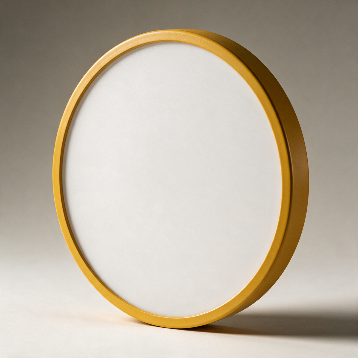 Slate Round LED Ceiling Disc — Eight Colours — Yellow