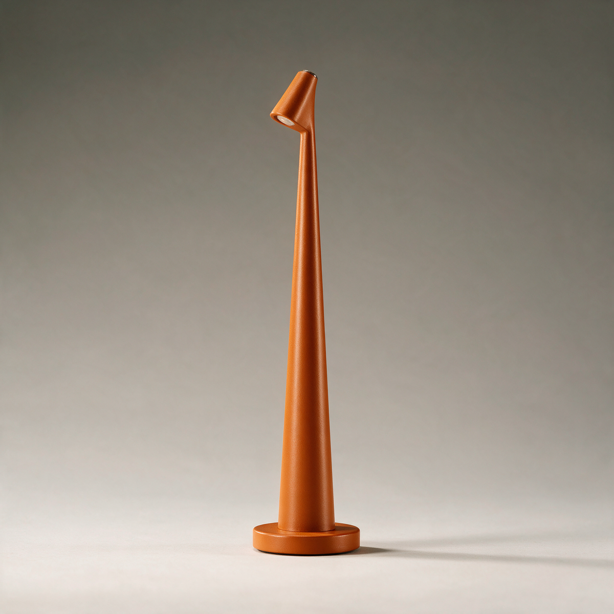 Tarn Tapered Cordless Table Lamp — Orange