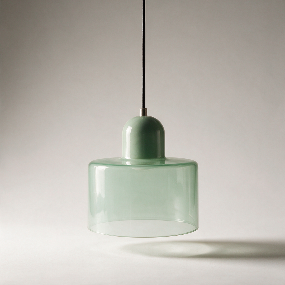 Fable Retro Glass Pendant — Mix and Match — Light Green