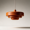 Sorrel Tiered Disc Pendant Light — Orange