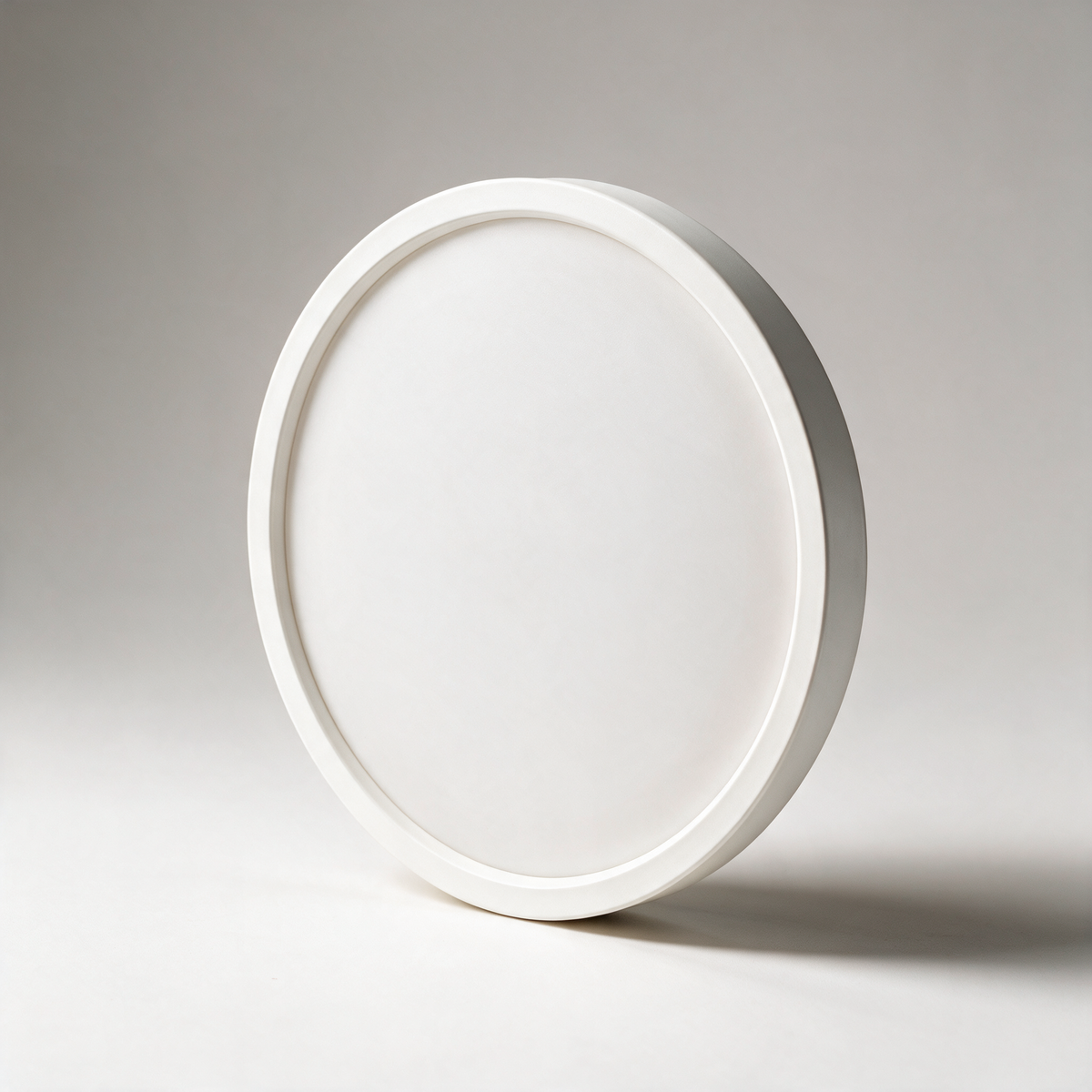 Halo Round LED Ceiling Light — Six Sizes — White
