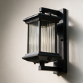 Thornbury Outdoor Lantern Wall Light — Black