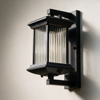 Thornbury Outdoor Lantern Wall Light — Black