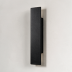 Calder Linear Outdoor Wall Light — Up and Down — Black