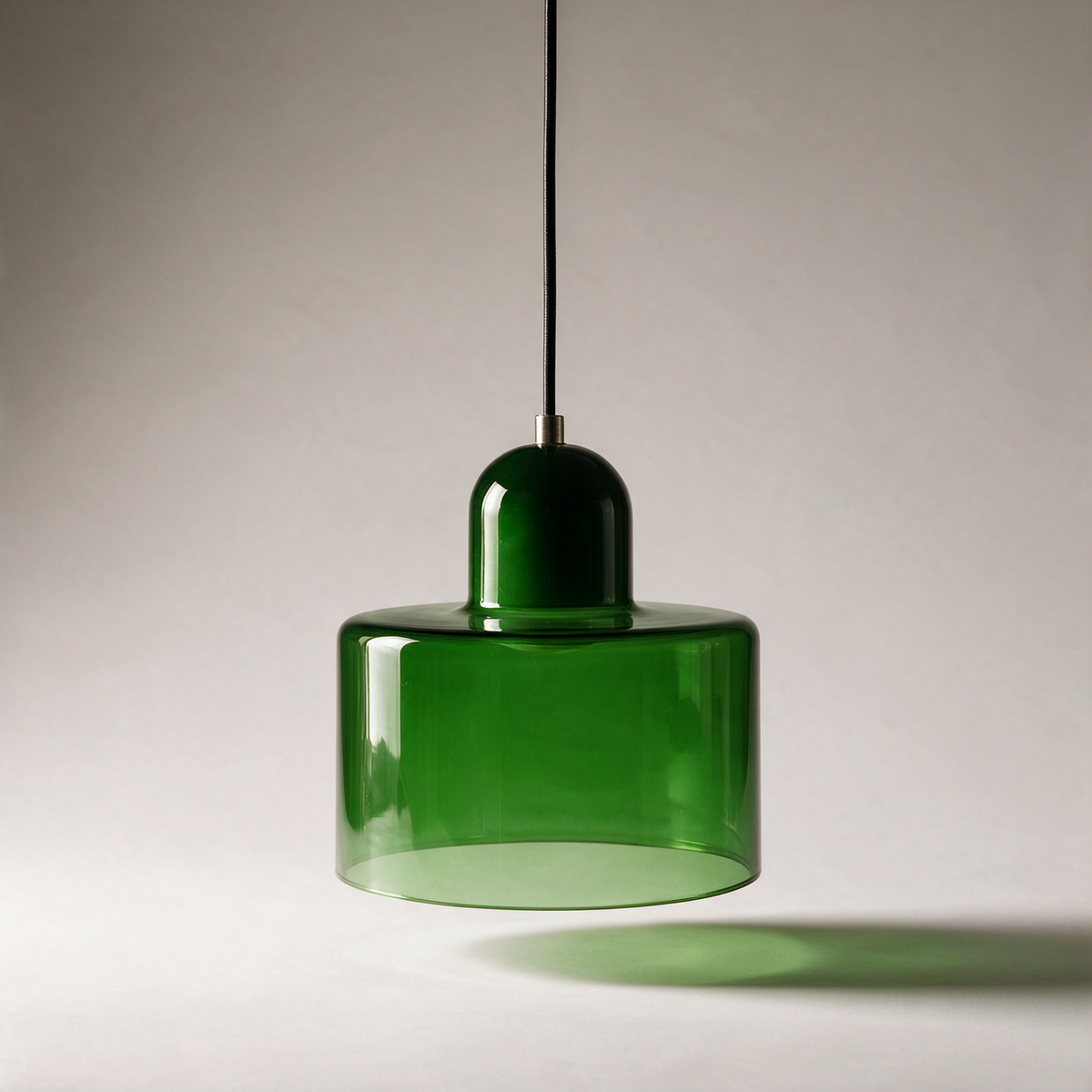 Fable Retro Glass Pendant — Mix and Match — Green