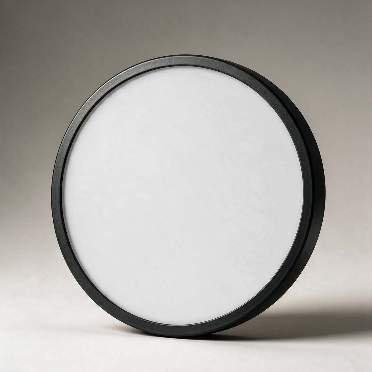 Slate Round LED Ceiling Disc — Eight Colours — Black