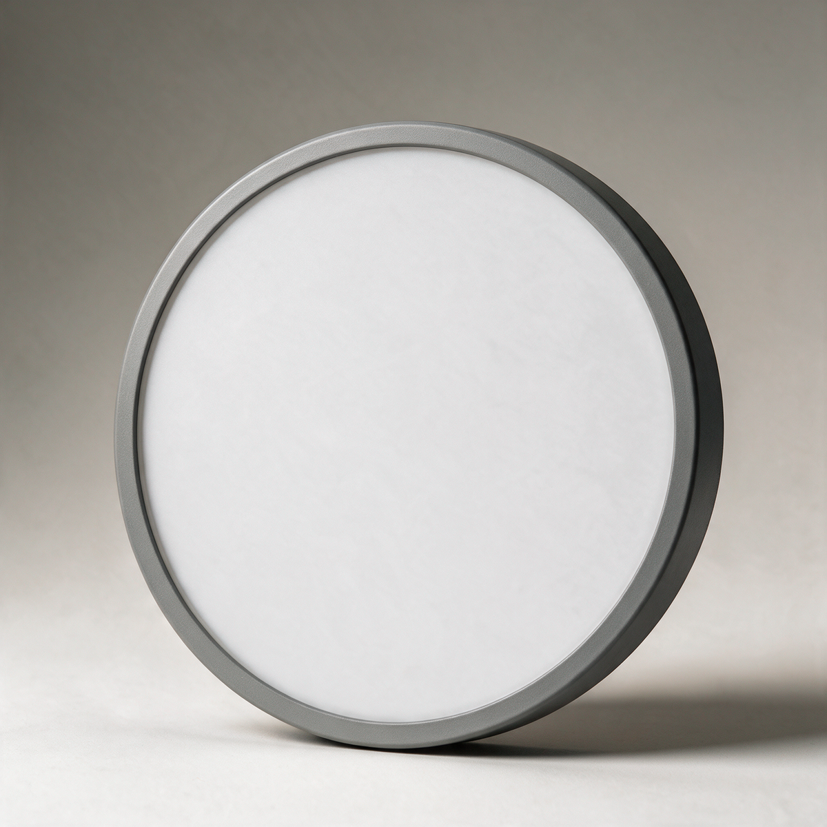 Slate Round LED Ceiling Disc — Eight Colours — Grey