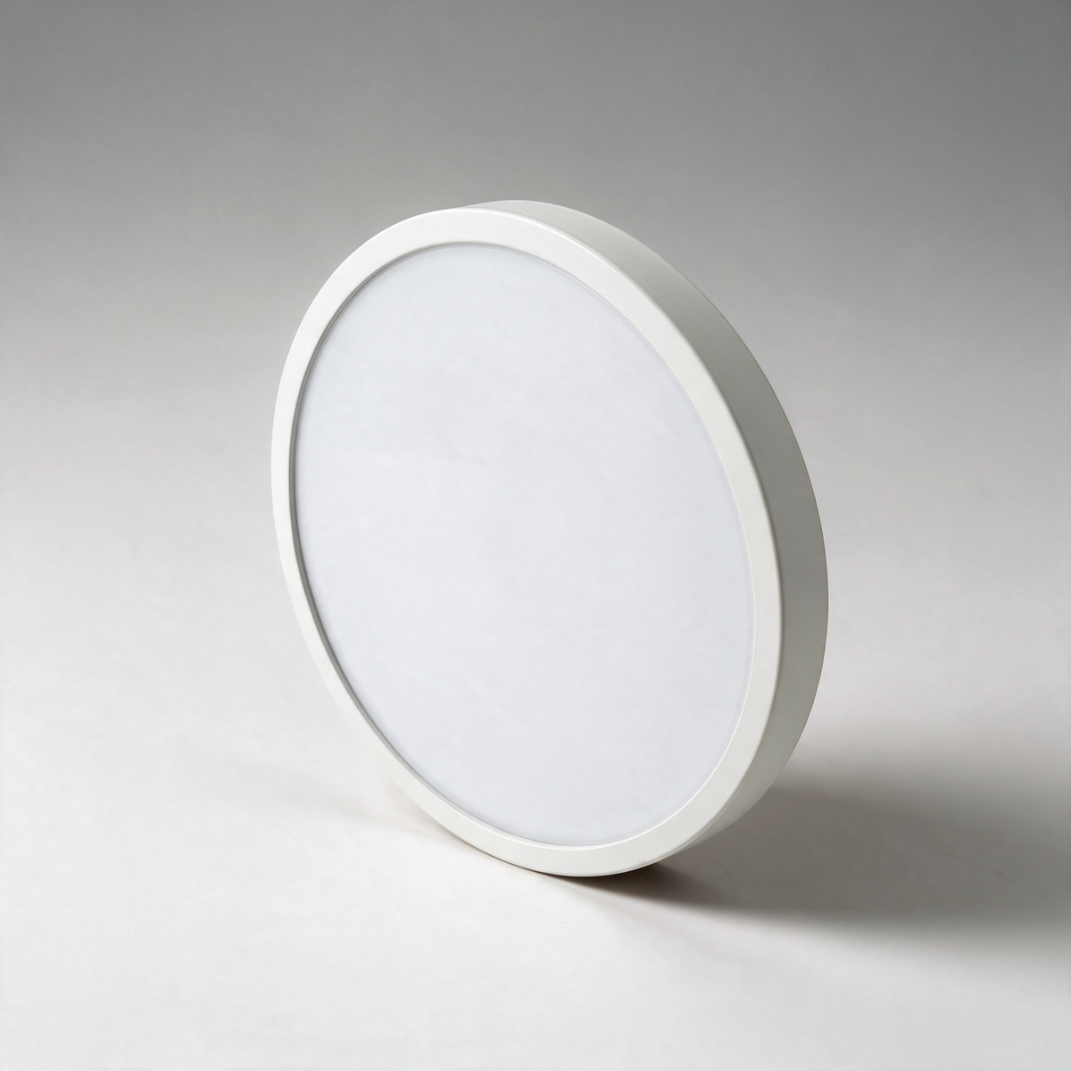 Reed Slim Round Flush Mount Ceiling Light — White