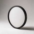 Halo Round LED Ceiling Light — Six Sizes — Black